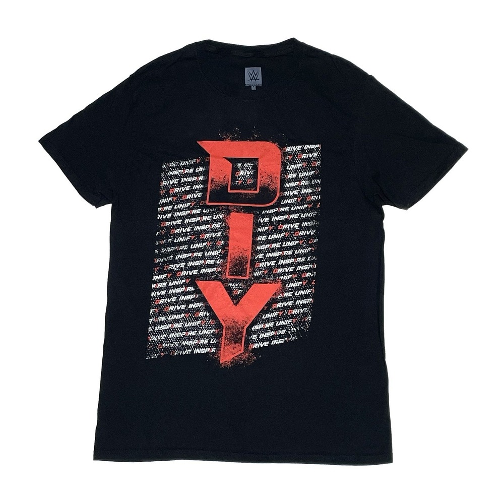 WWE Authentic DIY NXT T-shirt Men's Medium Black Gargano Ciampa